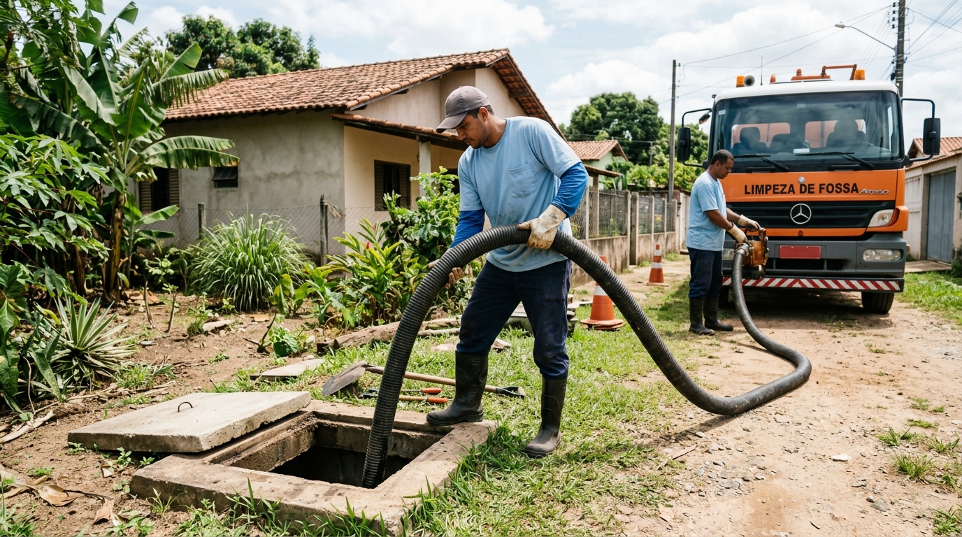 Desentupimento de Fossa em Goiânia‑GO