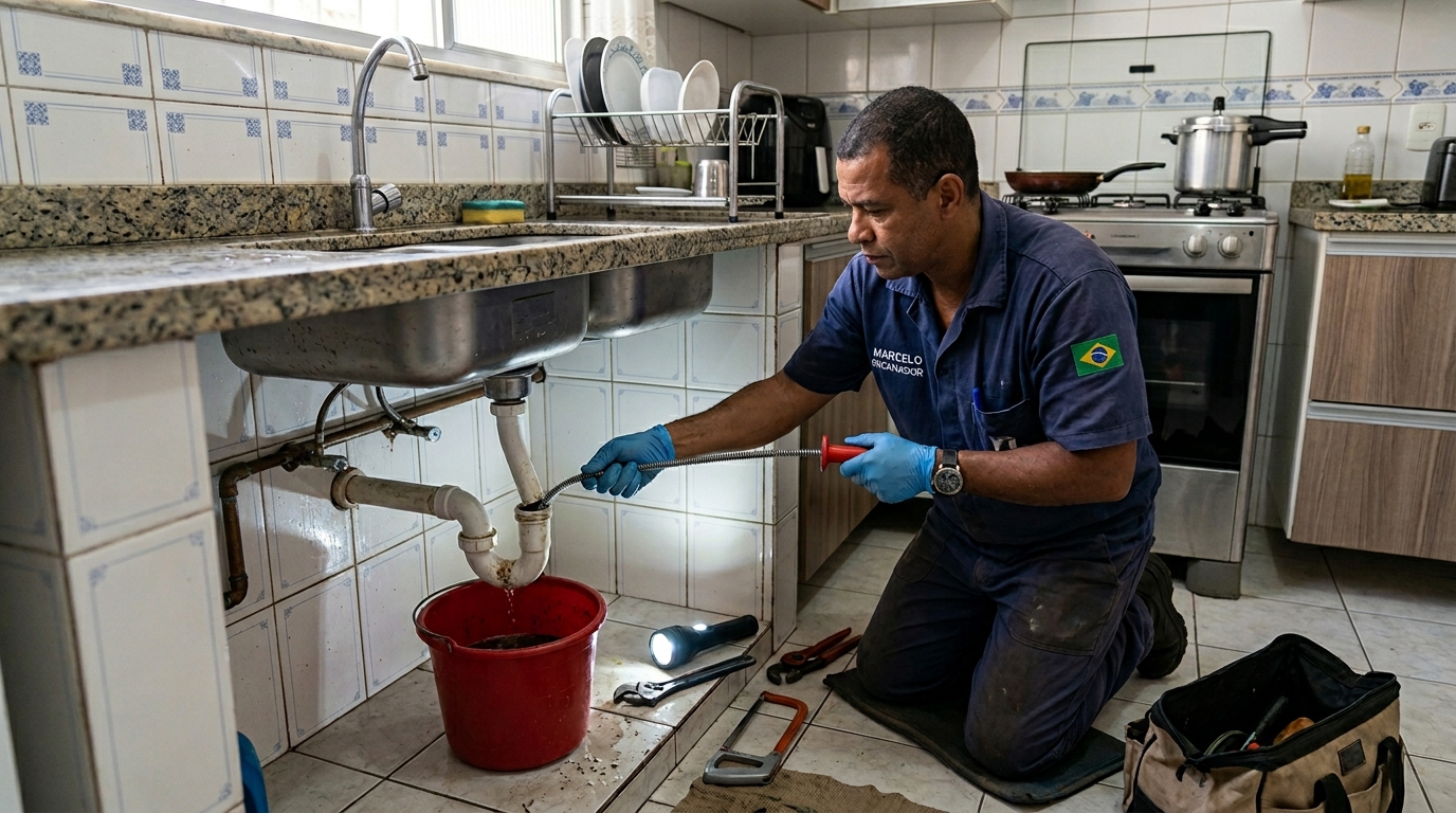 Limpeza de Canos com Equipamento em Goiânia‑GO